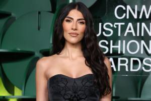 Giulia Salemi partecipa al red carpet dei CNMI Sustainable Fashion Awards 2025