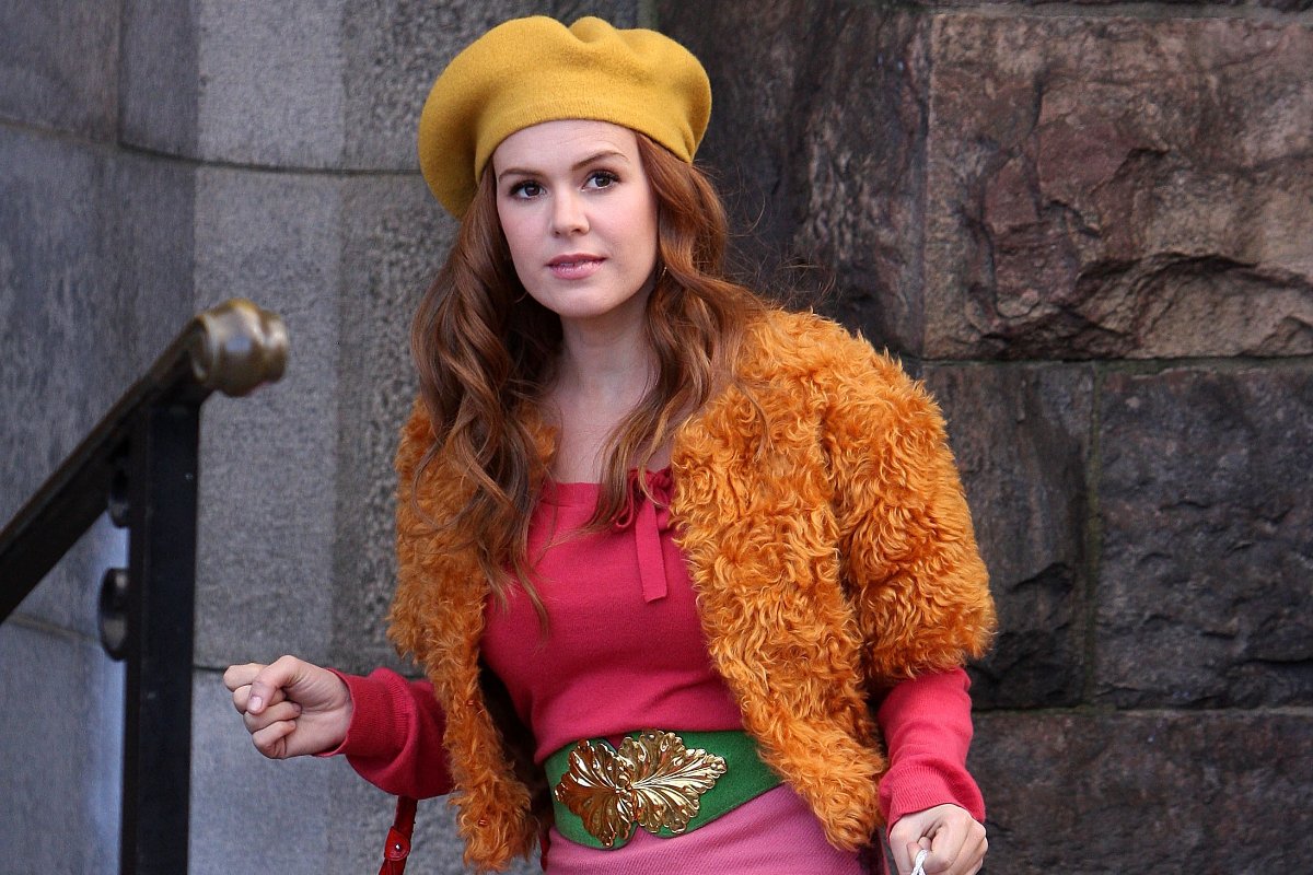 Isla Fisher sul set di I Love Shopping