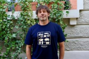 Uno scatto ravvicinato dello chef Cesare Battisti