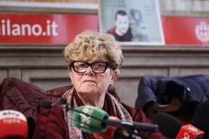 Armanda Colusso, in foto la madre di Alberto Trentini, conferenza stampa per chiedere il rilascio di suo figlio, cooperante umanitario italiano detenuto da un anno senza accuse in un carcere del Venezuela. Milano,15 Novembre 2025 (Photo by Alessandro Bremec/NurPhoto via Getty Images).