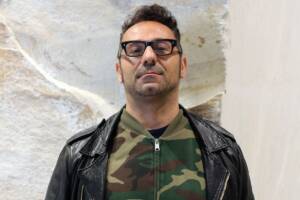 Marcello Maloberti all'inaugurazione della 55ª Esposizione Internazionale d'Arte, Corderie dell'Arsenale, 28 maggio 2013, Venezia, Italia. La 55ª Esposizione Internazionale d'Arte della Biennale di Venezia. (Foto di Barbara Zanon/Getty Images)