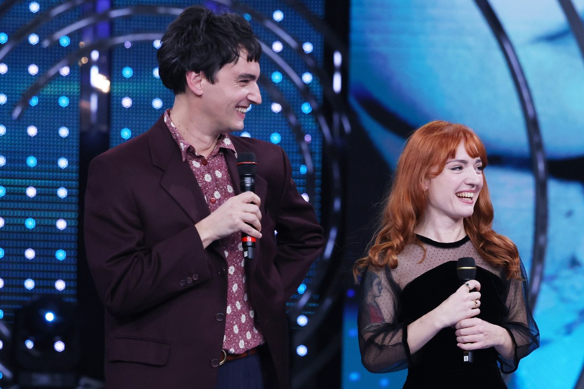 Maria Antonietta e Colombre alla finale di Sanremo Giovani al Palafiori.