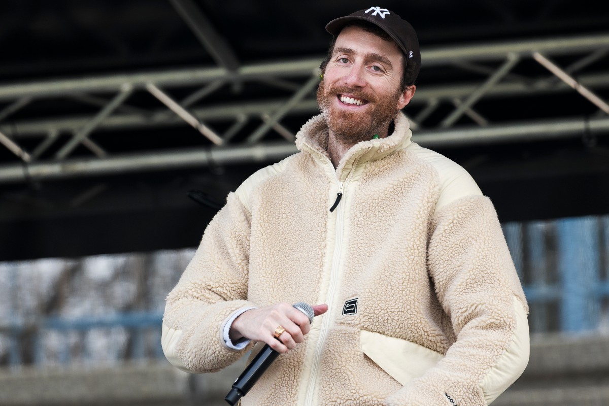 Mecna, nome d'arte di Corrado Grilli, allo Stadio Giuseppe Sinigaglia a Como