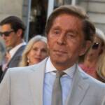 Valentino Garavani partecipa alla sfilata Haute Couture Autunno/Inverno 2017-2018 di Valentino