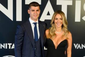 Álvaro Morata e Alice Campello presenti alla serata di gala per i 15 anni di Vanitatis alla Casa de Velázquez