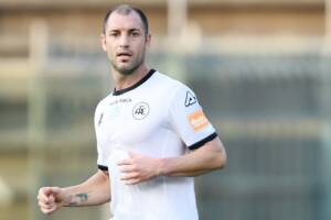 Foto di Nicolas Giani durante la partita di Serie B tra Cremonese e Spezia