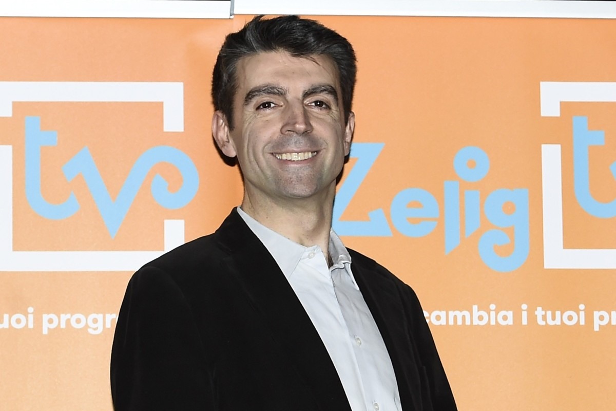Federico Basso al photocall di lancio di “Zelig TV”