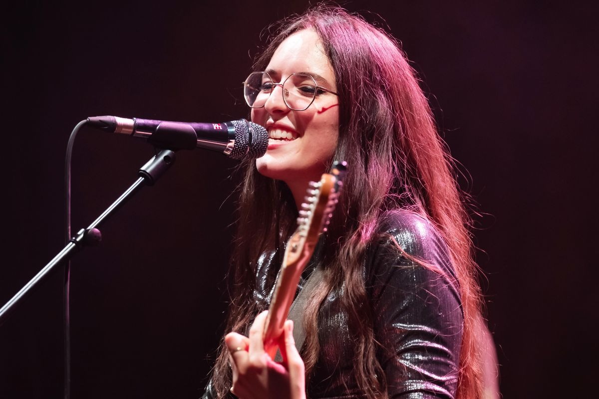 Veronica Fusaro sul palco del Montreux Jazz Festival, 13 luglio 2023. (Photo by Lionel FLUSIN/Gamma-Rapho via Getty Images)