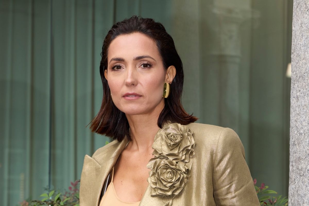 Caterina Balivo partecipa alla sfilata di Laura Biagiotti durante la Milano Moda Donna Primavera/Estate 2026