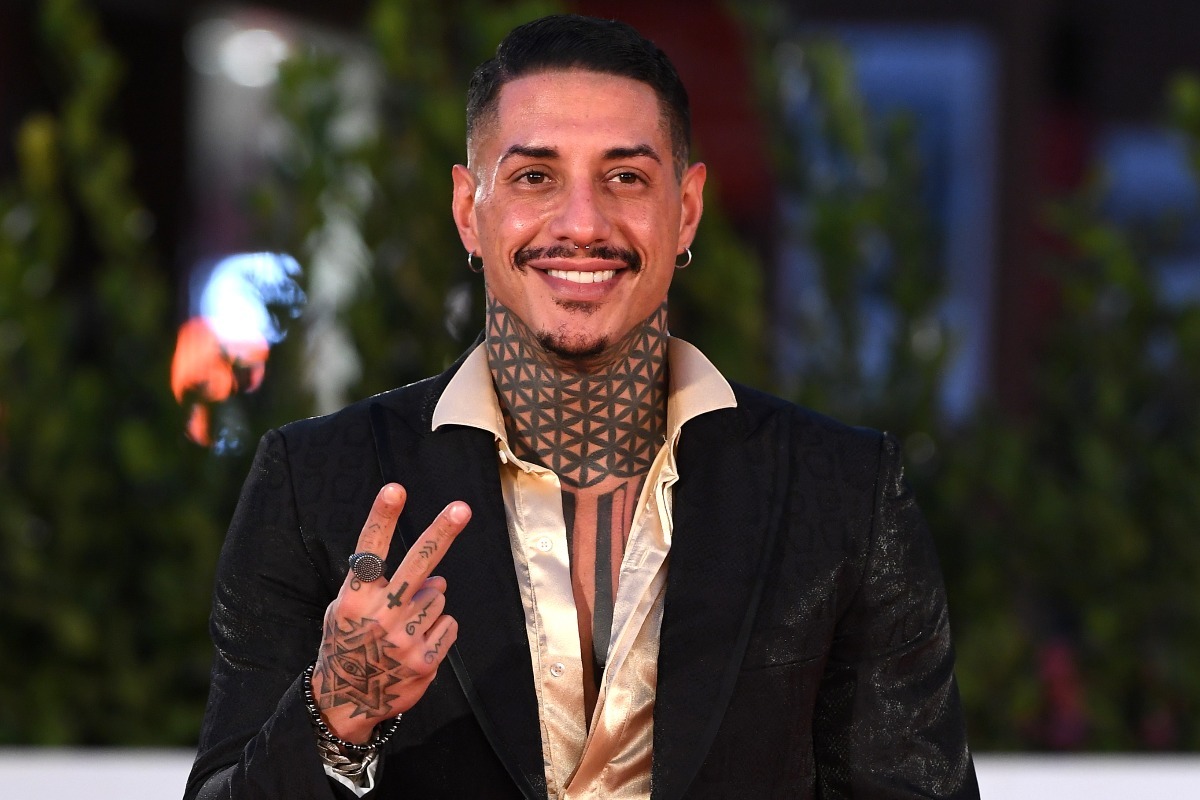 Francesco Chiofalo sul red carpet di "Supernova", 15° Rome Film Festival, 16 Ottobre 2020, Roma, Italia. (Foto di Daniele Venturelli/WireImage)