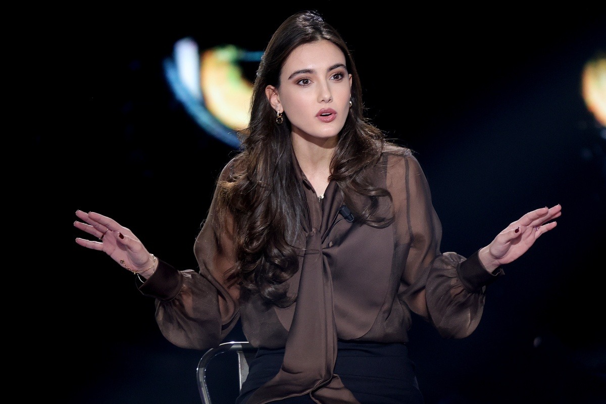 Zeudi Di Palma, nella foto, durante la sua partecipazione al programma televisivo Rai "Belve" (Photo credit: Marco Ravagli/Future Publishing via Getty Images)