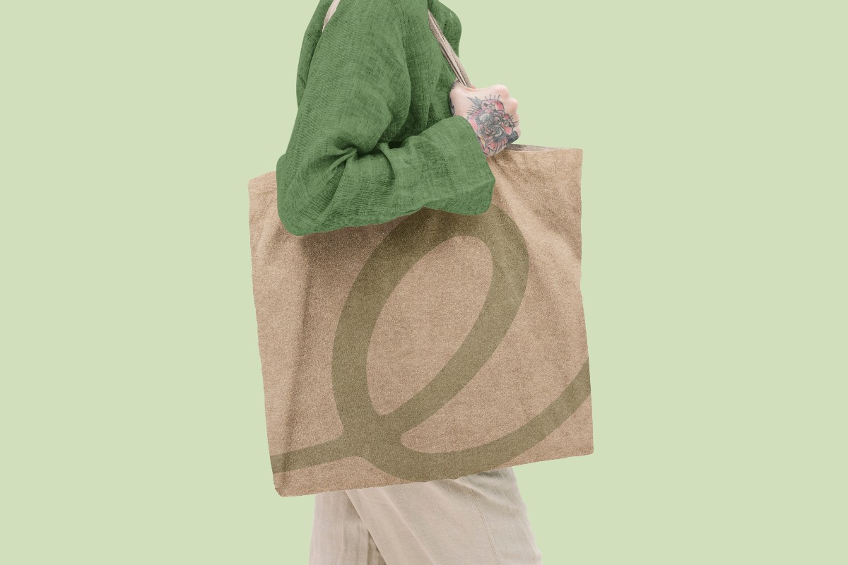 Borsa shopper in tela.