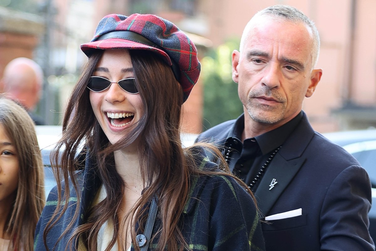 Eros Ramazzotti fotografato nel giorno del suo compleanno insieme ad Aurora Ramazzotti