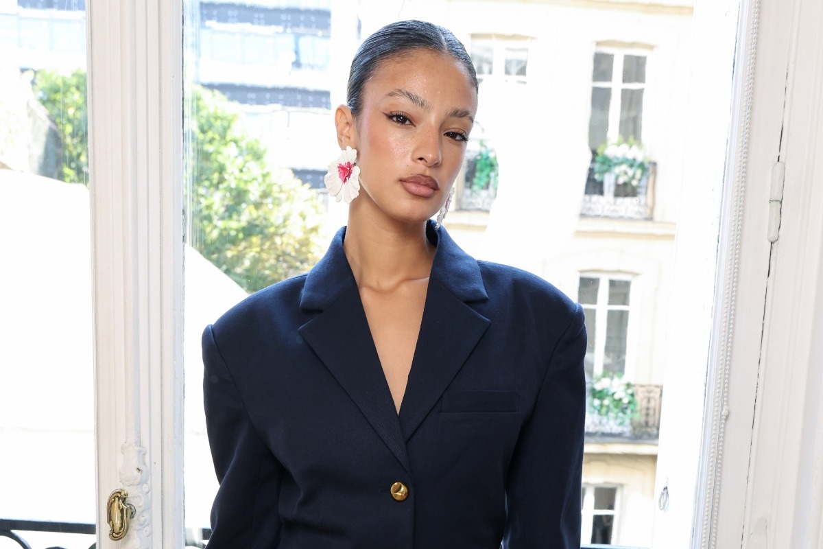 Meryem Saida partecipa alla sfilata Weinsanto Donna Primavera/Estate 2026 durante la Paris Fashion Week