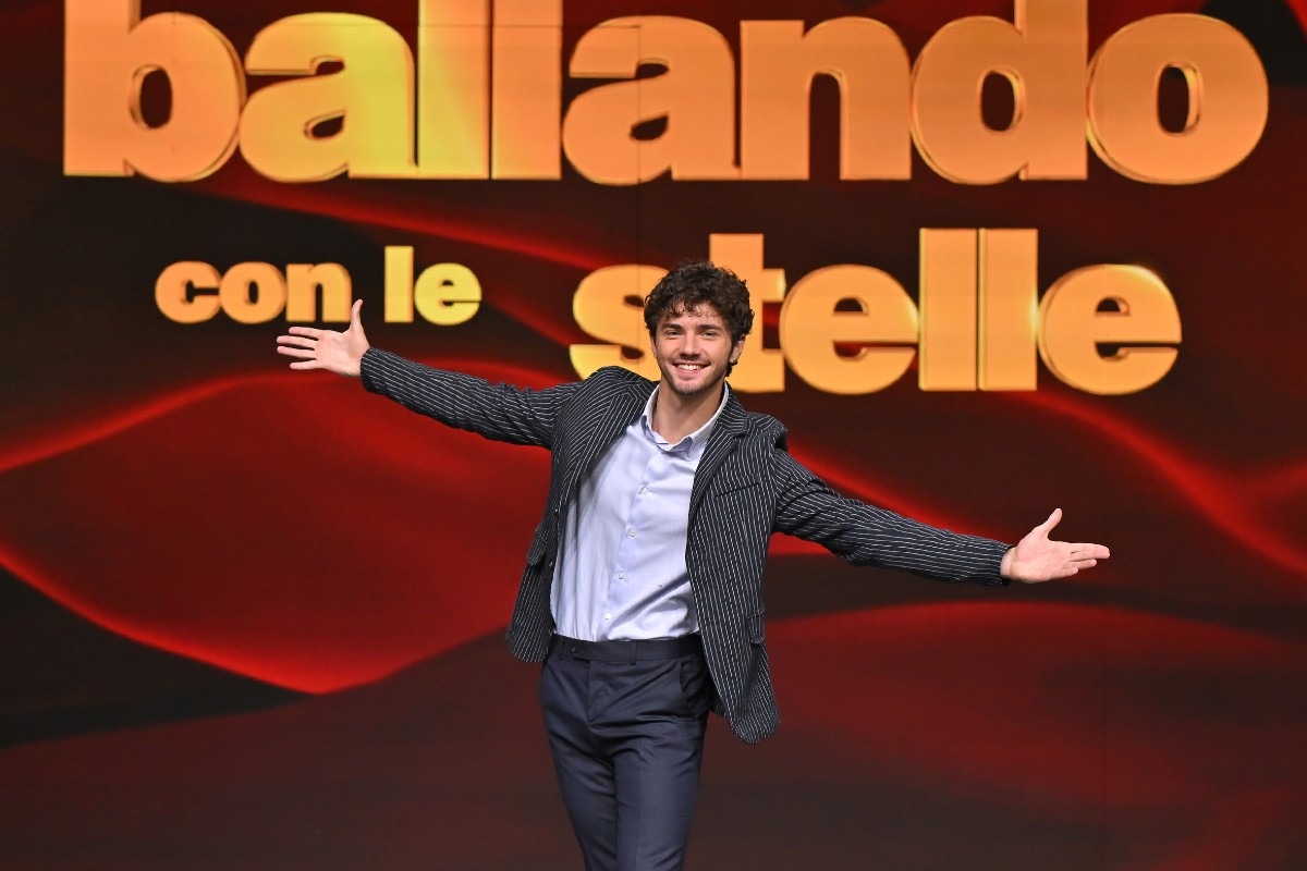 Nikita Perotti durante la presentazione del programma Ballando con le Stelle