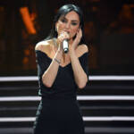 Arisa (Rosalba Pippa) durante la puntata finale del programma Rai Canzonissima all’Auditorium del Foro Italico di Roma, 25 aprile 2026