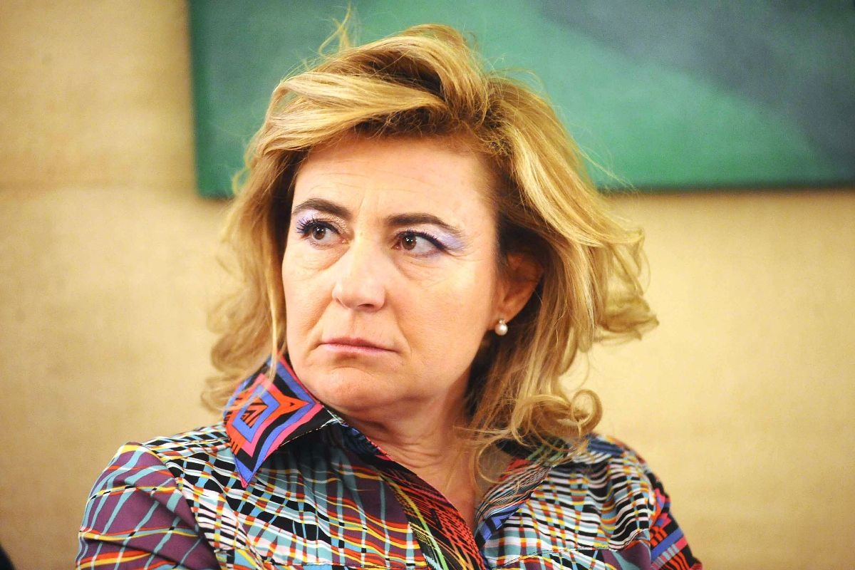 Edda Negri Mussolini, nipote del duce Benito Mussolini, si presenta come candidata al Parlamento italiano per il partito politico FLI nelle elezioni di febbraio, 24 gennaio 2013, Bologna, Italia. (Foto di Roberto Serra - Iguana Press/Getty Images)