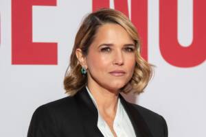 Francesca Barra posa al photocall di Le cose non dette al Cinema Colosseo
