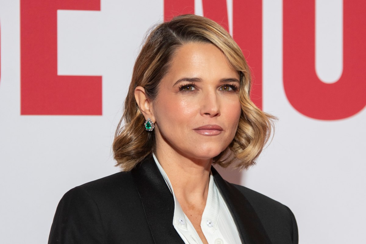 Francesca Barra posa al photocall di Le cose non dette al Cinema Colosseo