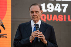 Il sindaco di Benevento Clemente Mastella al Premio Strega 2026