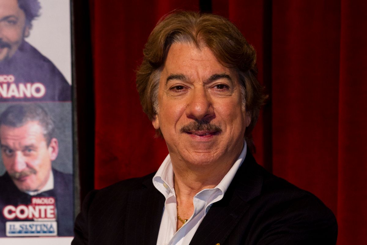 Marco Columbro durante la conferenza stampa di presentazione della stagione teatrale 2014/2015 del Teatro Sistina di Roma