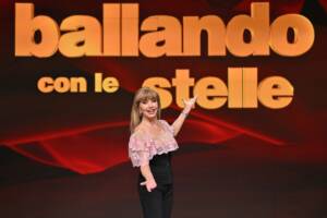 Milly Carlucci durante la presentazione del programma Ballando con le Stelle