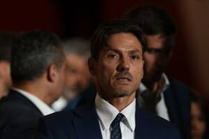 Pier Silvio Berlusconi durante la partita del Trofeo Berlusconi tra Monza e Milan
