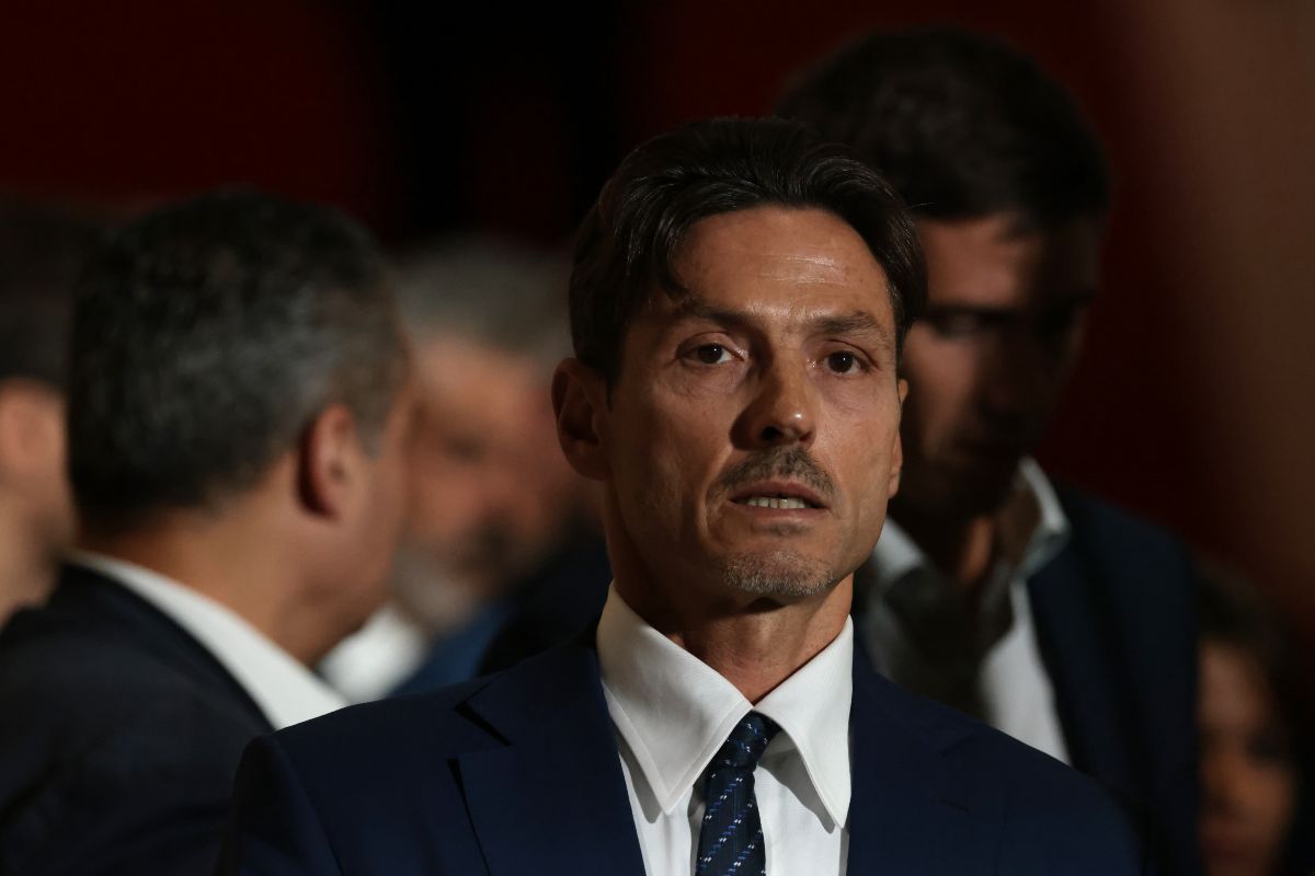 Pier Silvio Berlusconi durante la partita del Trofeo Berlusconi tra Monza e Milan