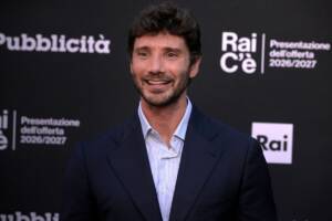 Stefano De Martino alla presentazione dei palinsesti Rai 2026/2027