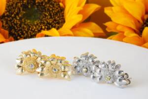 Orecchini oro e argento