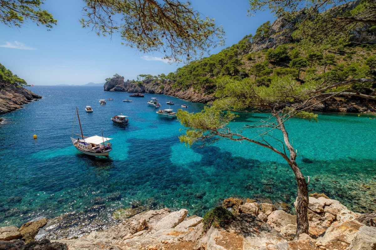 mare azzurro a Maiorca