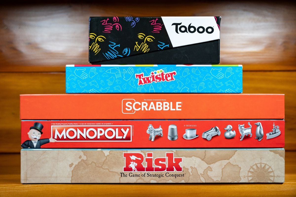 Scatole di giochi da tavolo
