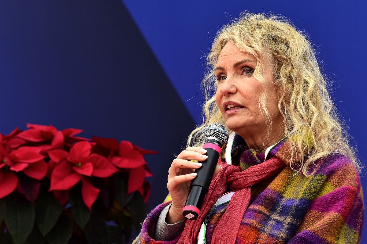 Licia Colò presente all'evento Atreju