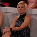 Antonella Elia durante la sesta puntata del programma Rai “Freeze”