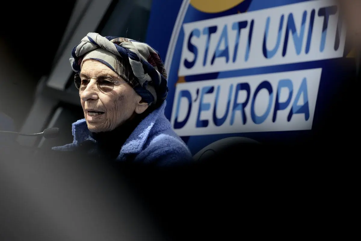 Emma Bonino all'evento degli Stati Uniti d'Europa