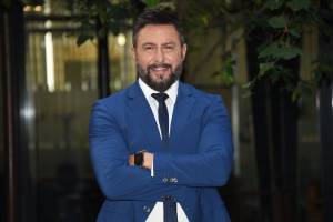 Federico Ruffo partecipa al photocall della trasmissione Rai "Mano a Mano".