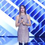 Giorgia durante una puntata di X Factor al Repower Theatre