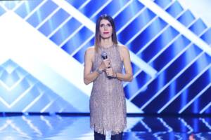 Giorgia durante una puntata di X Factor al Repower Theatre