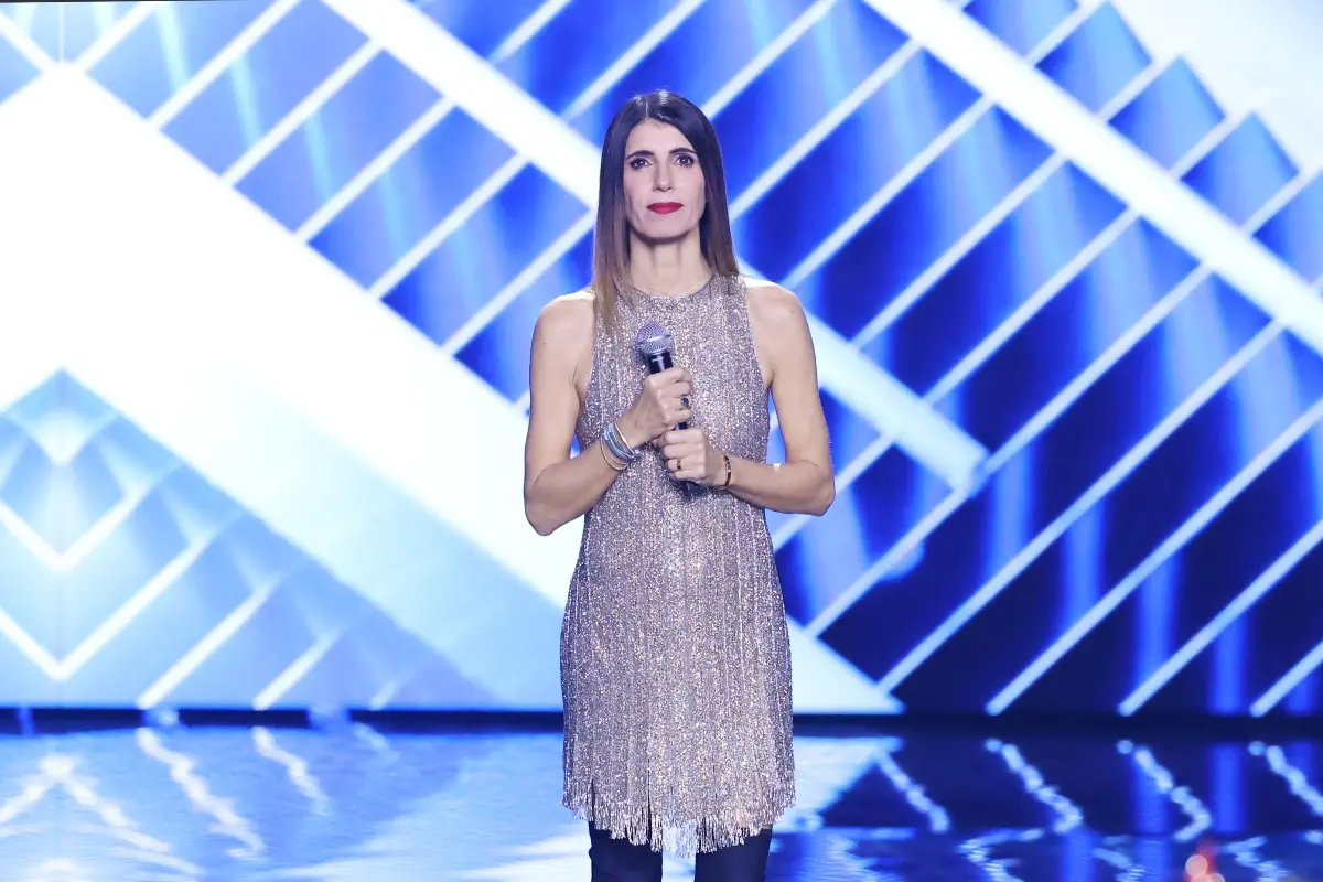Giorgia durante una puntata di X Factor al Repower Theatre